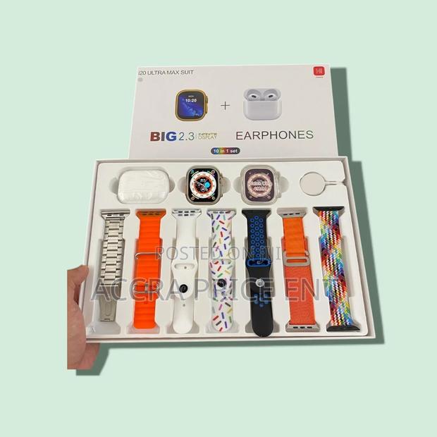 I-20 Ultra Smartwatch Combination Smartwatch 10 in 1 Set (353638)