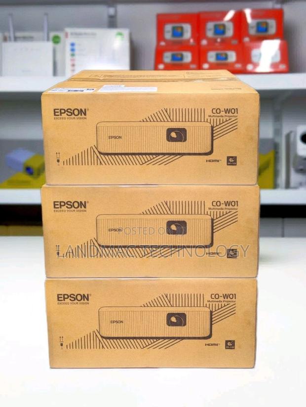 Epson Projector Co-w01 Data Projector 3000 Ansi Lumens 3 Lcd