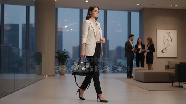 Elegant Crocodile-Pattern Structured Handbag photo 2