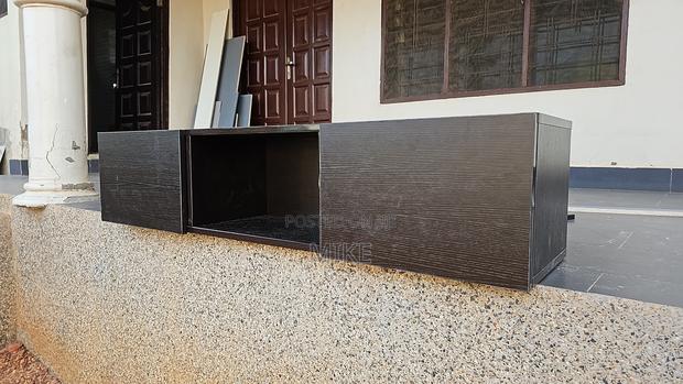 Walnut Standing Tv Console