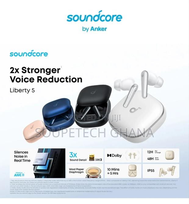 Soundcore Liberty 5 Wireless Earbuds – Premium Sound photo 2