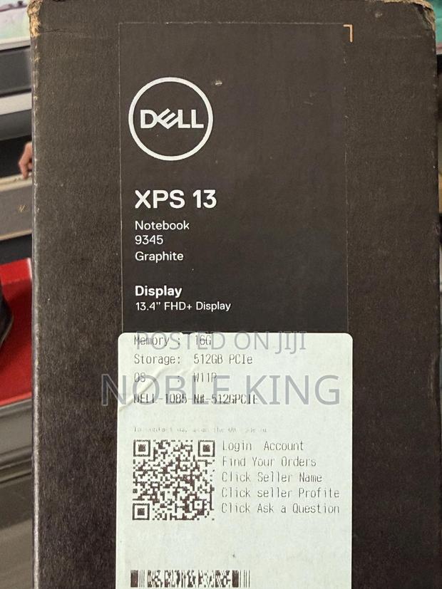 New Laptop Dell XPS 13 (9343) 16GB Qualcomm Snapdragon X Plus SSD 512GB