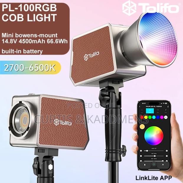 Tolifo Pl-100 Rgb Continuous Light With Rechargeable In-built Battery. photo 2