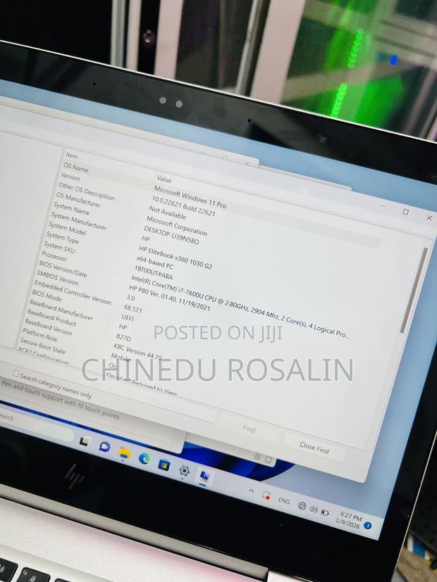 Laptop HP EliteBook X360 1030 G2 16GB Intel Core I7 SSD 512GB photo 10