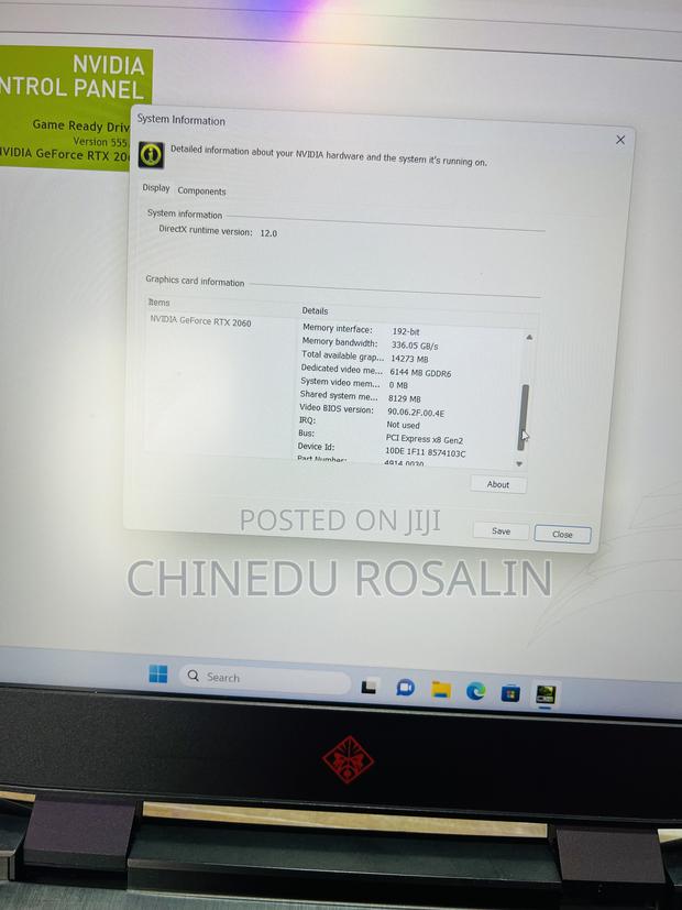 Laptop HP Omen 15 16GB Intel Core I5 SSD 1T photo 12