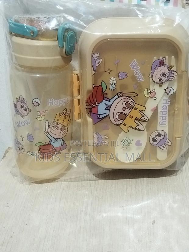 Labubu Lunch Bowl and Water Bottles Set for Kids photo 2