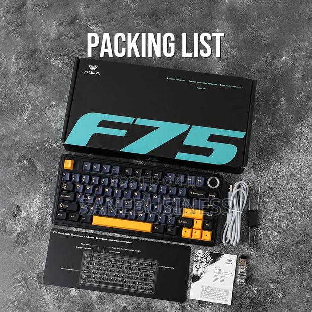 Aula F75 Mechanical Gaming Keyboard – Rgb, Hot-Swap photo 3