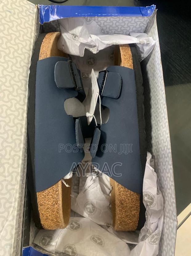 Birkenstock Arizona Nubuck Leather Sandals – Navy Blue, Eu 40