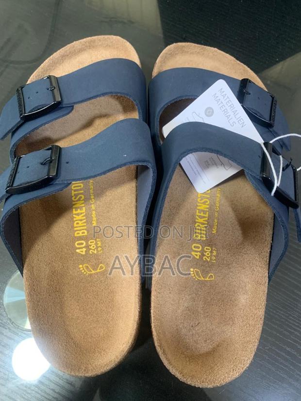 Birkenstock Arizona Nubuck Leather Sandals – Navy Blue, Eu 40 photo 2