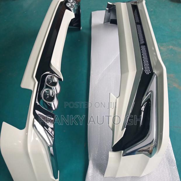 Land Cruiser Prado 2018-2021front and Back Bumper Spoiler With Led.