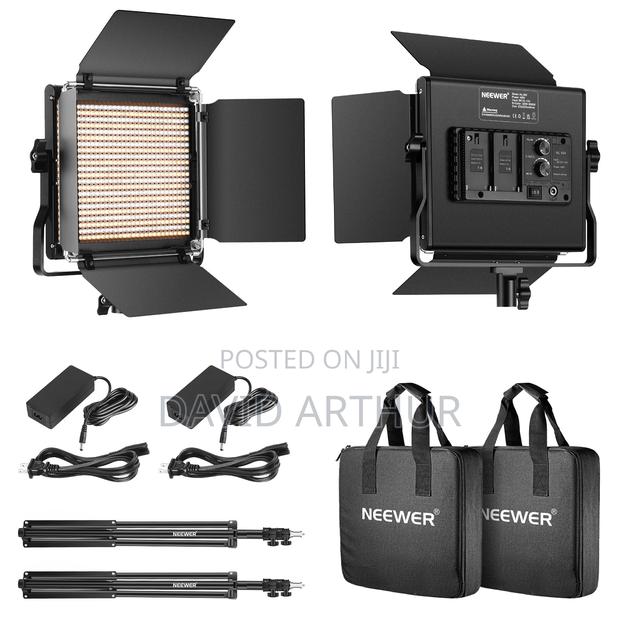 Neewer Nl660 Metal Bi-Color Led Video Lights W Stands