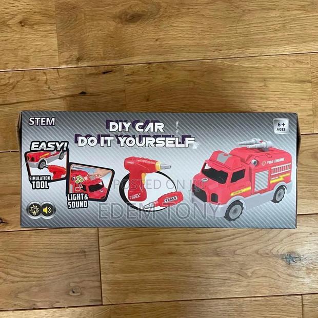 This Is a Take-Apart Toy Fire Engine for Children