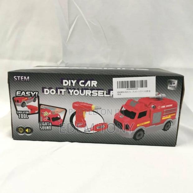 This Is a Take-Apart Toy Fire Engine for Children photo 3
