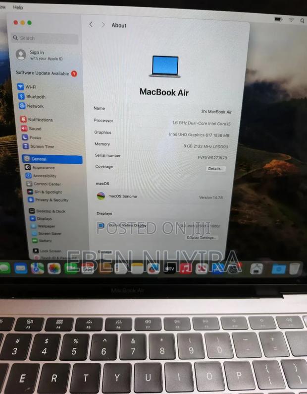 Laptop Apple MacBook Air 2018 8GB Intel Core I5 HDD 256GB photo 4
