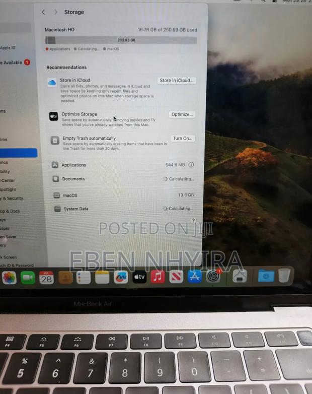 Laptop Apple MacBook Air 2018 8GB Intel Core I5 HDD 256GB photo 5