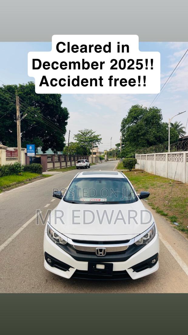 Honda Civic EX-L Sedan 2018 White