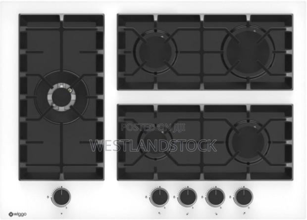 Wiggo Wh-G735gr(W) 70 Cm Built-in Gas Hob With Five Burners photo 2