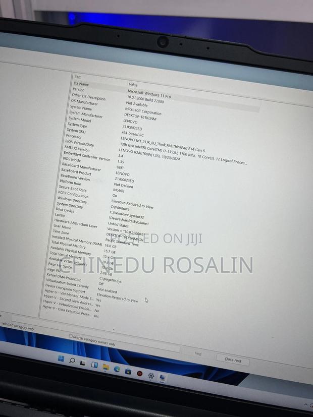 Laptop Lenovo ThinkPad E14 Gen 5 16GB Intel Core I7 SSD 512GB photo 9