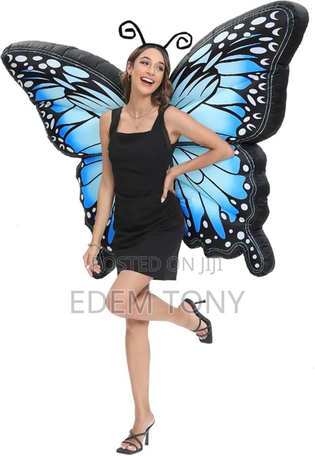 Butterfly Wings Inflatable Costume for Adult Halloween Costumes photo 3