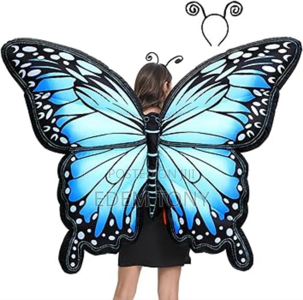 Butterfly Wings Inflatable Costume for Adult Halloween Costumes photo 6