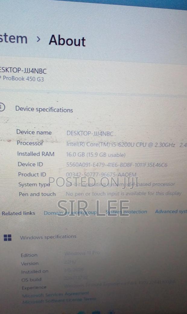 Laptop HP ProBook 450 G3 16GB Intel Core I5 SSD 256GB photo 2