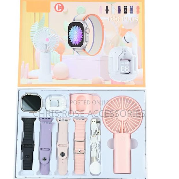 H95 Smartwatch Earbuds Set With Mini Fan photo 2