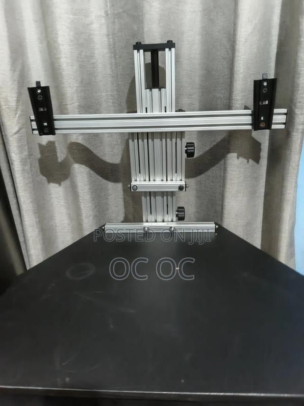 Ergo Desktop Kangaroo Elite Height-adjustable Dual Monitor Stand.