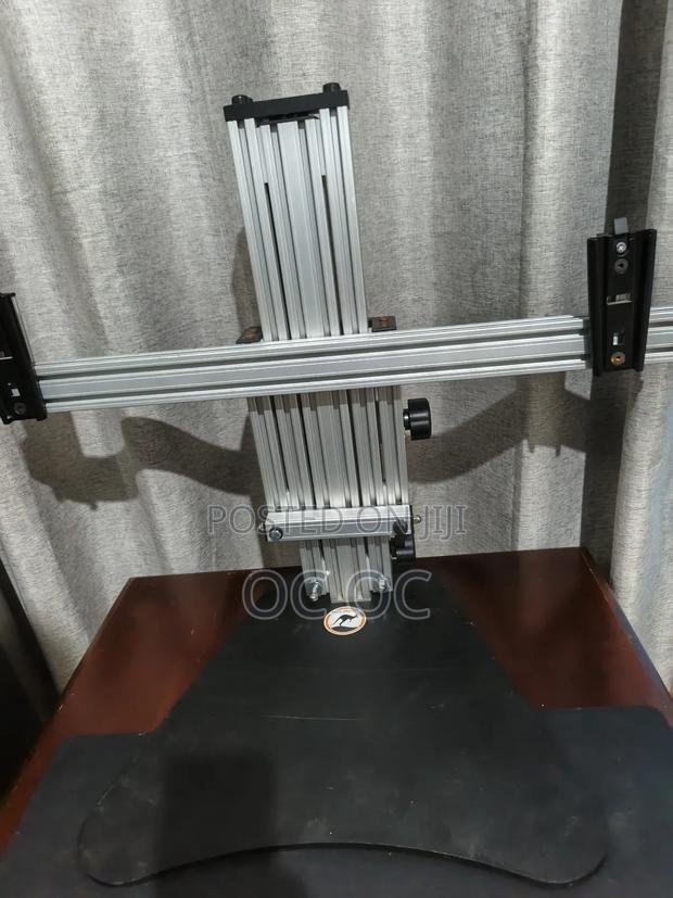 Ergo Desktop Kangaroo Elite Height-adjustable Dual Monitor Stand. photo 3
