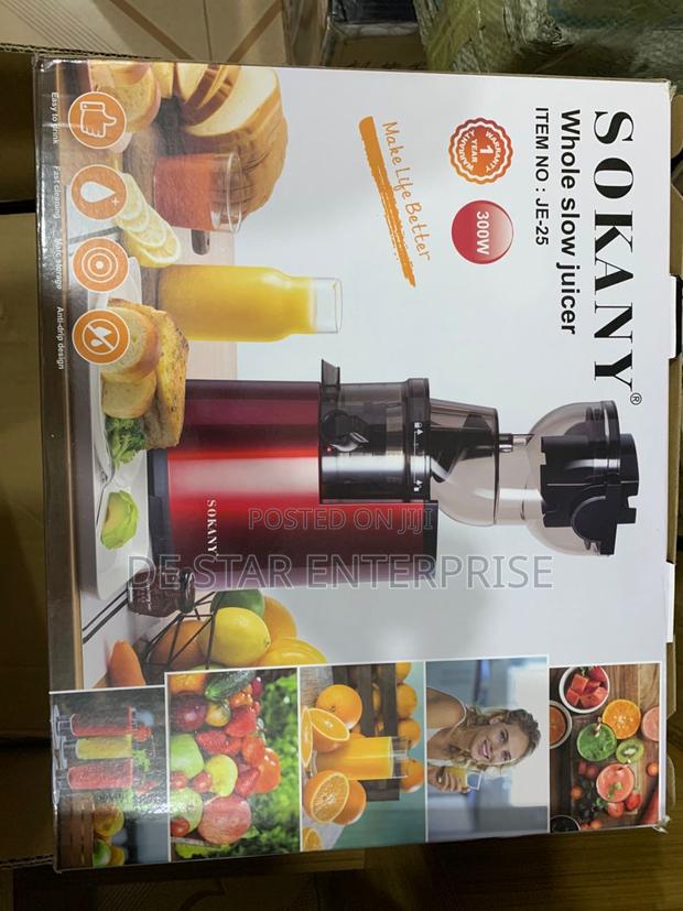 Sokany Slow Juicer: 30% More Juice, Less Waste