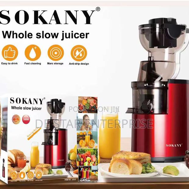 Fresh Juice Every Day: Sokany Masticating Juicer