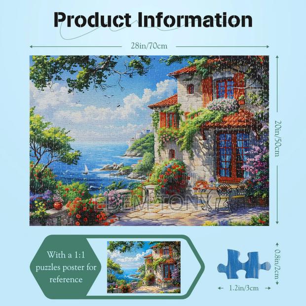 Misitu Beach House Puzzles 1000 Pieces Jigsaw Puzzle photo 5