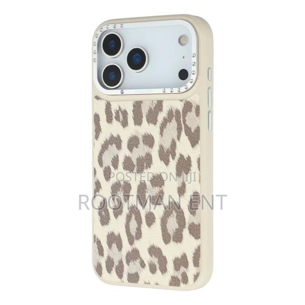 Jaucase for iPhone 17 Pro Max Magnetic Case Leopard Print Pu + Tpu photo 4
