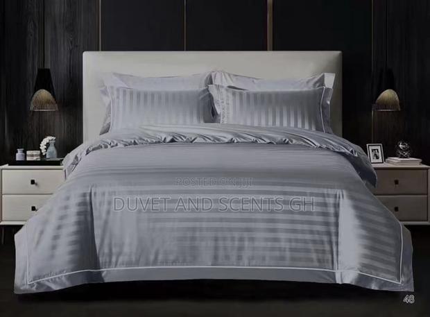 6 PCS Plain Stripes Cotton Bedsheets
