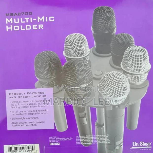 Multi Mic Holder_ Microphone Rack · Photo 1