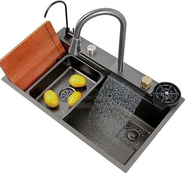 Single Bowl Kitchen Sink_cabinet Kitchen Sink With Pull Out Tap · Photo 2