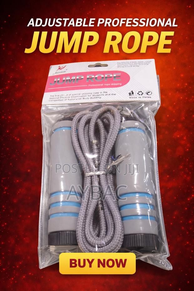 Adjustable Jump Rope – Fitness Skipping Rope for Exercise Cardio photo 3
