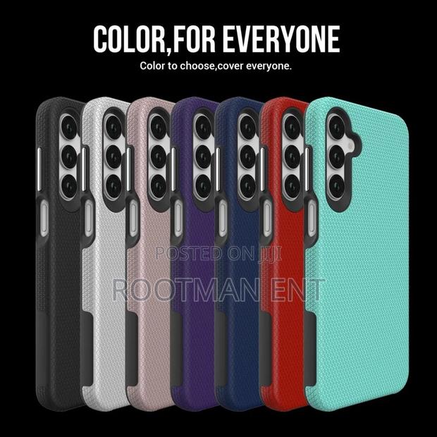 Triangle Texture Design Phone Case for Samsung S25 Ultra