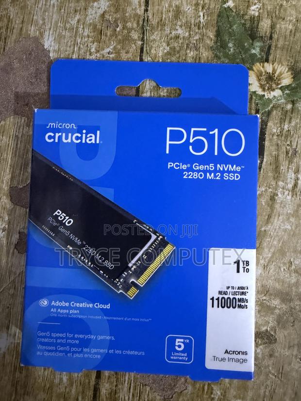 Crucial 1tb P510 Pcie 5.0 M.2 Internal SSD