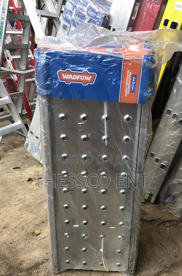 Wadfow 4x3 Multi Purpose Aluminum Ladder photo 2