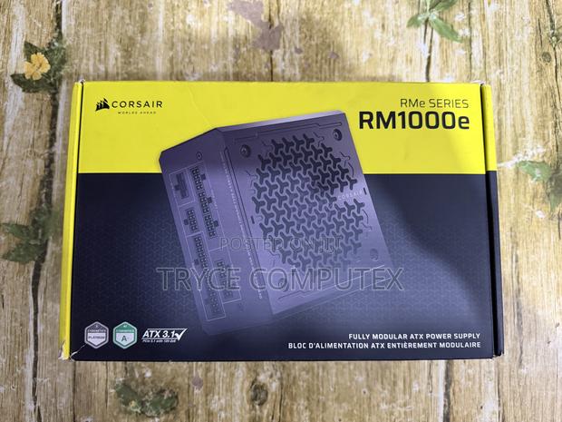 Corsair Rm1000e Atx 3.1 Pcie 5.1 1000w Power Supply