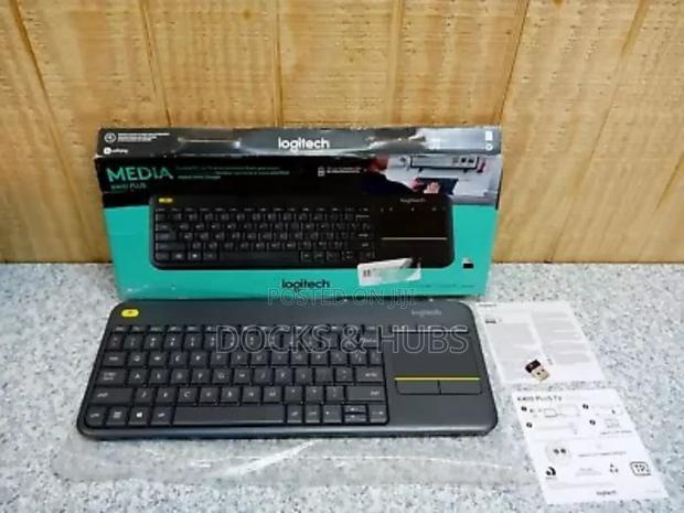 Logitech Plus Wireless Keyboard for Pc/Tv/Laptop With Touchpad