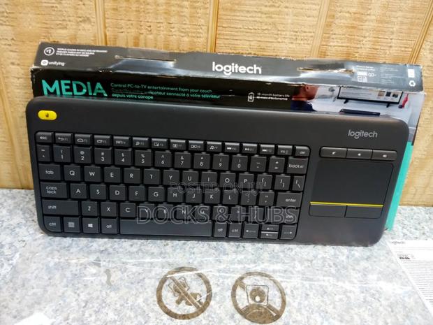 Logitech Plus Wireless Keyboard for Pc/Tv/Laptop With Touchpad photo 2