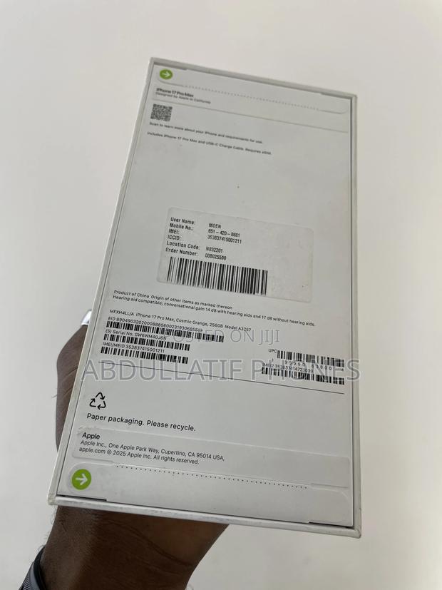 New Apple iPhone 17 Pro Max 256 GB Orange photo 2