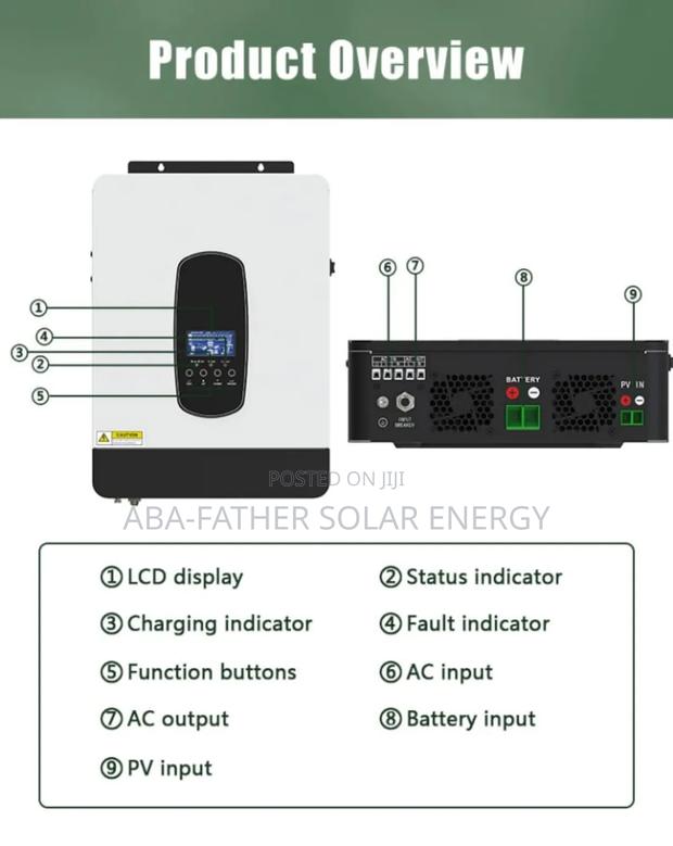 Solar Hybrid Inverter 3.5kw 24v photo 2