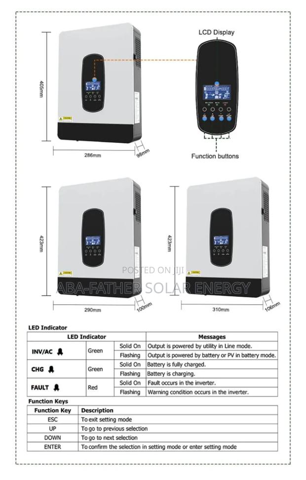 Solar Hybrid Inverter 3.5kw 24v photo 3