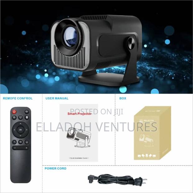 Hy320 Mini Projector Tv Box (Free Sport Matches) + Projector Screen photo 2