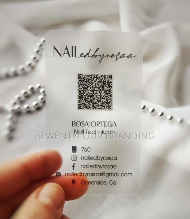 Flexible Luxury Pvc Transparent Cards (Call Cards 100pieces)