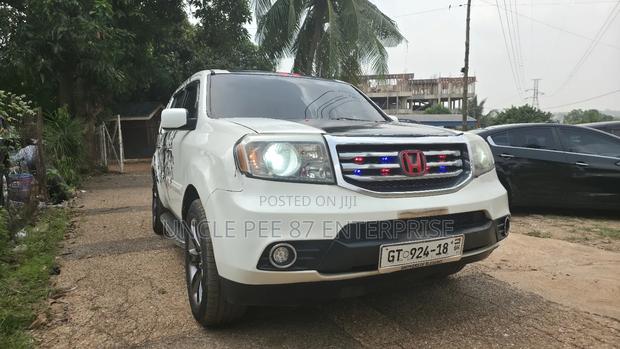 Honda Pilot EX-L 4dr SUV (3.5L 6cyl 5A) 2012 White photo 2