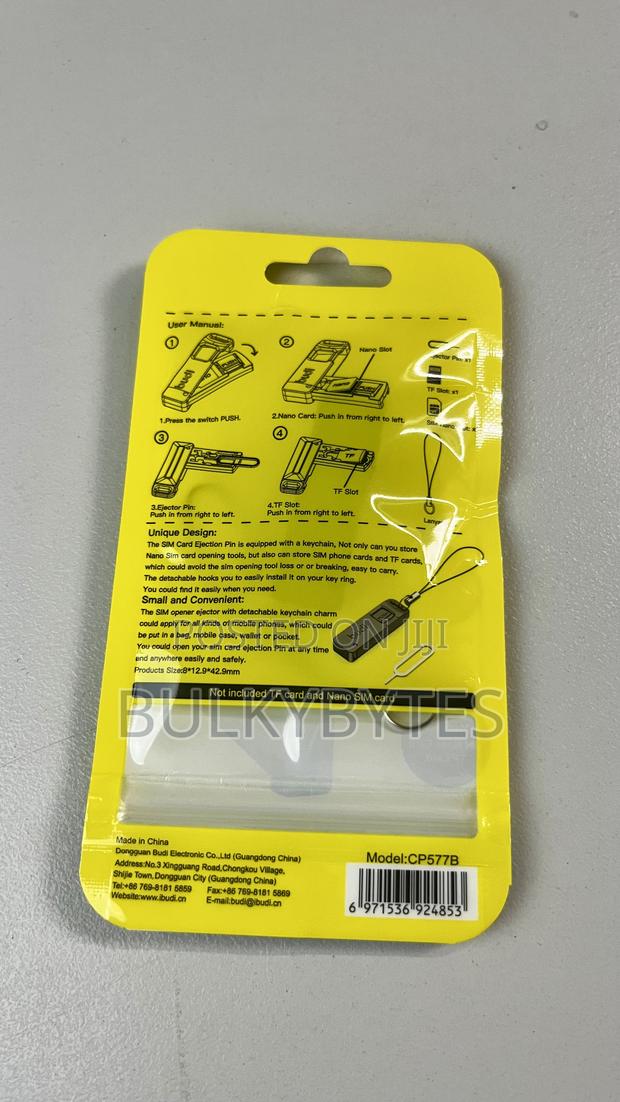 Universal Sim Card Eject Tool With Keychain photo 2