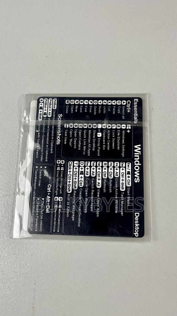 Windows Keyboard Shortcuts Vinyl Sticker photo 2
